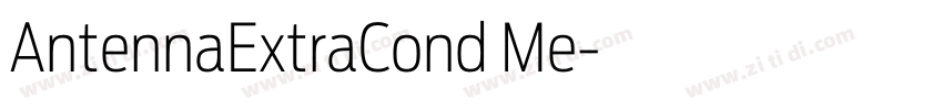 AntennaExtraCond Me字体转换